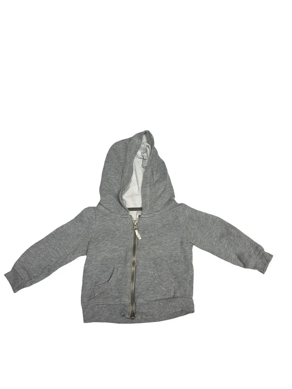 Simple Joys Carter’s Baby Gray Full Zip Hoodie Sweatshirt 6-9M Infant Unisex